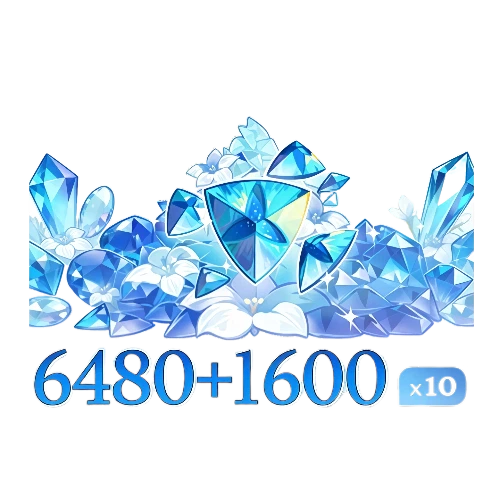 6480+1600 Genesis Crystals * 10