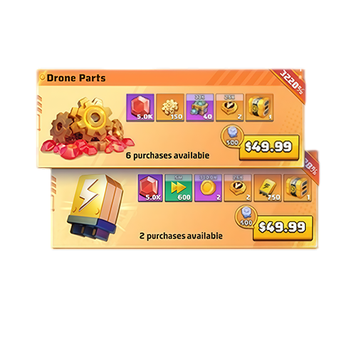 49.99 Standard Packs