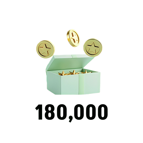 180000 Coins