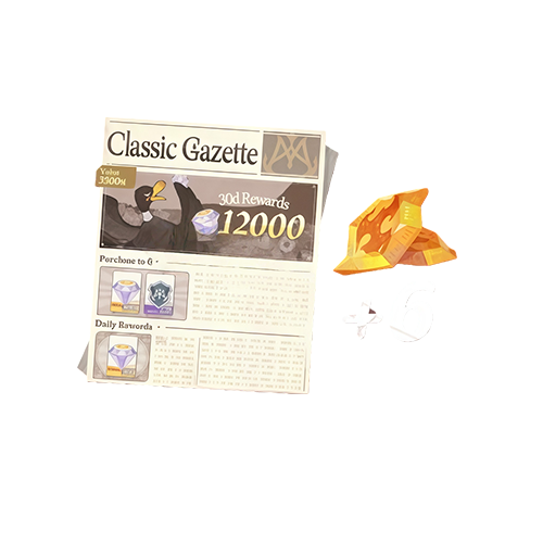 Classic Gazette + 6 Crystals