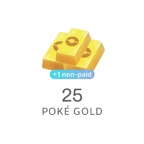 Poké Gold x25 + 1