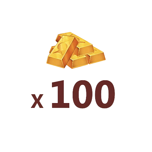 100 Gold Bars